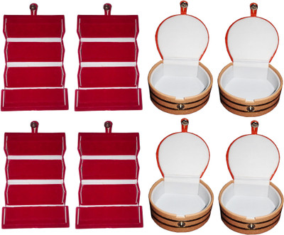 Funkroo Combo 4 pc red ear ring folder and 4 pc bangle box Makeup Vanity Box(Multicolor)
Funkroo Combo 4 pc red ear ring folder and 4 pc bangle box Makeup Vanity Box(Multicolor)