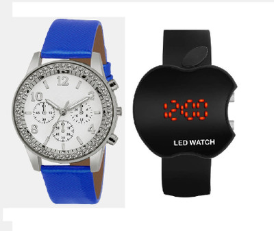 sooms black apple led boys watch with Stylist Diamond STUDDED Analogue shiny blue strap ladies party wear Watch - For Girls
sooms black apple led boys watch with Stylist Diamond STUDDED Analogue shiny blue strap ladies party wear Watch - For Girls