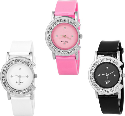 keepkart Glory Stylish Designer White Black And Pink Rich-look Low Rate Challange Combo For Women Watch - For Girls
keepkart Glory Stylish Designer White Black And Pink Rich-look Low Rate Challange Combo For Women Watch - For Girls