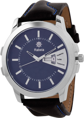 Rabela Mens Watch Day and date Watch - For Men