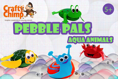 Crafty Chimp Pebble Pals - Aqua Animals