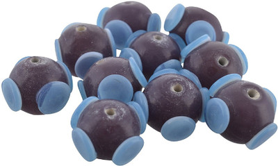 GOELX Plastic Ceramic Fashion Royal Blue Beads 10mm for jewellery making, crafts- pack of 20
GOELX Plastic Ceramic Fashion Royal Blue Beads 10mm for jewellery making, crafts- pack of 20