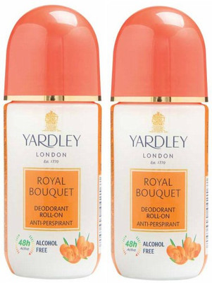Yardley London 2 Royal Bouquet Deodorant Roll-on - For Men & Women(Pack of 2) Deodorant Roll-on - For Men & Women(100 ml, Pack of 2)
Yardley London 2 Royal Bouquet Deodorant Roll-on - For Men & Women(Pack of 2) Deodorant Roll-on - For Men & Women(100 ml, Pack of 2)