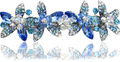 Dolls N Queens Tiny Flowers Hair Clip(Blue)