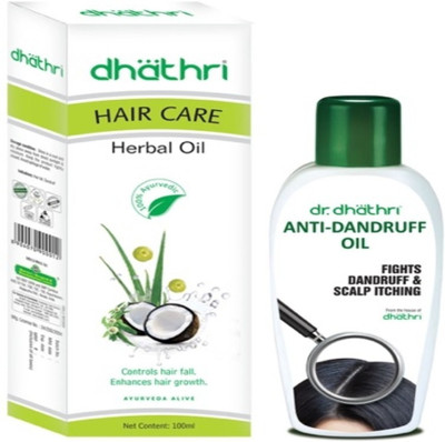 Dhathri Hair Care Herbal oil 100 ml and Anti Dandruff oil 75 ml ( total 175 ml) Hair Oil(175 ml)
Dhathri Hair Care Herbal oil 100 ml and Anti Dandruff oil 75 ml ( total 175 ml) Hair Oil(175 ml)