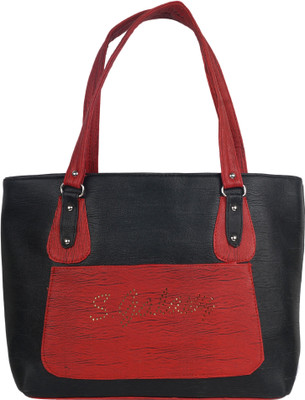 AMJ Shoulder Bag(Black, Red)