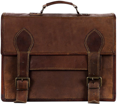 Goatter 15.6 inch Laptop Messenger Bag(Brown)