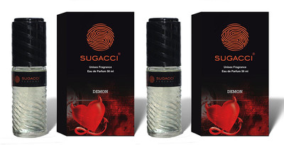 sugacci Stylish & Attractive Unisex Perfume Bottles with International Fragrance of DEMON- Pack of 2 - 50ml x 2 - Eau de Parfum - 100 ml(For Men & Women)
sugacci Stylish & Attractive Unisex Perfume Bottles with International Fragrance of DEMON- Pack of 2 - 50ml x 2 - Eau de Parfum - 100 ml(For Men & Women)