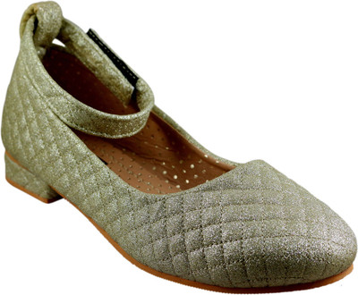 Mega Steps Women Gold Heels