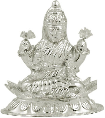 Arkina Diamonds Lotus laxmiji statue Decorative Showpiece - 5 cm(Silver, Silver)
Arkina Diamonds Lotus laxmiji statue Decorative Showpiece - 5 cm(Silver, Silver)