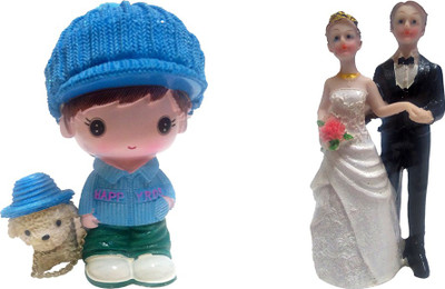 FABZONE Combo Of 2 Valentine Romantic Love couple Statue - Handicraft Decorative Home Interior & Table Décor Figurine / Marriage Wedding Anniversary Antique Gift item Decorative Showpiece - 10 cm(Polyresin, Multicolor)
FABZONE Combo Of 2 Valentine Romantic Love couple Statue - Handicraft Decorative Home Interior & Table Décor Figurine / Marriage Wedding Anniversary Antique Gift item Decorative Showpiece - 10 cm(Polyresin, Multicolor)