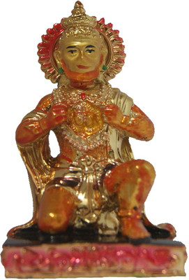 DivyaMantra Hindu God Hanuman Idol Sculpture Statue Murti For Puja / Car Dashboard Decorative Showpiece - 9.5 cm(Polyresin, Gold)
DivyaMantra Hindu God Hanuman Idol Sculpture Statue Murti For Puja / Car Dashboard Decorative Showpiece - 9.5 cm(Polyresin, Gold)