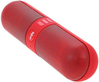 Qdigit Pill Wireless Bluetooth Portable Mobile/Tablet Speaker(Red, Mono Channel)