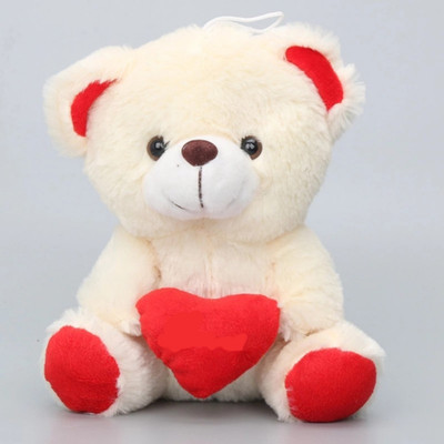 COST TO COST White Love Teddy Bear - 15 cm(White, Red)