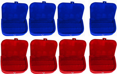 Funkroo Combo 4 pc red earring box and 4 pc blue ear ring folder vanity case Makeup Vanity Box(Multicolor)
Funkroo Combo 4 pc red earring box and 4 pc blue ear ring folder vanity case Makeup Vanity Box(Multicolor)