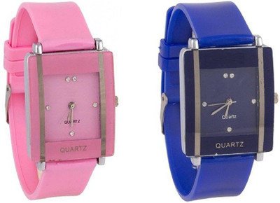 RAgmel Pink blue New stylish Watch - For Girls
