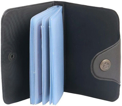 Besto Men Black Plastic Card Holder(6 Card Slots)