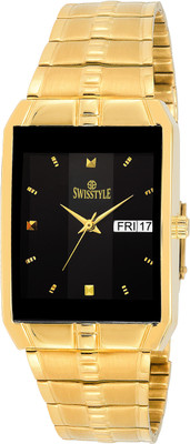 Swisstyle SS-GSQ1172-BLK-GLD Watch - For Men