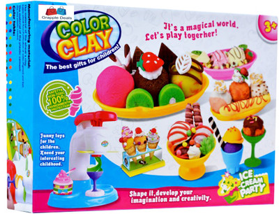 GRAPPLE DEALS Color Clay Ice Cream Party It's a Magical world Lets Play Children In Our Imagination Ice Cream World.
GRAPPLE DEALS Color Clay Ice Cream Party It's a Magical world Lets Play Children In Our Imagination Ice Cream World.