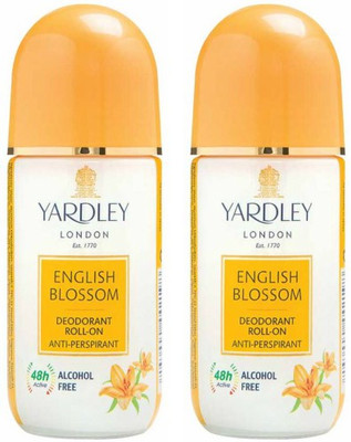 Yardley London 2 English Blossom Deodorant Roll-on - For Men & Women(Pack of 2) Deodorant Roll-on - For Men & Women(100 ml, Pack of 2)
Yardley London 2 English Blossom Deodorant Roll-on - For Men & Women(Pack of 2) Deodorant Roll-on - For Men & Women(100 ml, Pack of 2)