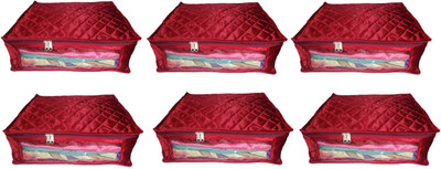 Afrose High Quality Multipurpose transparent Plain Saree Cover 6PC Capacity 10-15 Units Saree/Blouse Each(Maroon)
Afrose High Quality Multipurpose transparent Plain Saree Cover 6PC Capacity 10-15 Units Saree/Blouse Each(Maroon)