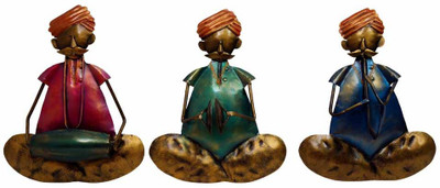 NG Art Ventura Wall Décor Rural Iron Musicians : Set of 3 Decorative Showpiece - 27 cm(Wooden, Iron, Multicolor)
NG Art Ventura Wall Décor Rural Iron Musicians : Set of 3 Decorative Showpiece - 27 cm(Wooden, Iron, Multicolor)