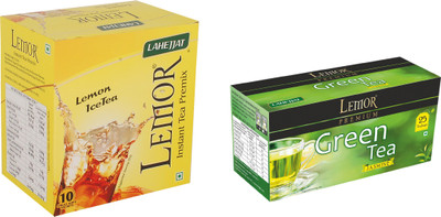 Lemor Pack of Lemon flavour Instant Ice Tea 1 (10 sachet) and 1 Pack of 25 Jasmine Tea Bags Box(35 Bags)
Lemor Pack of Lemon flavour Instant Ice Tea 1 (10 sachet) and 1 Pack of 25 Jasmine Tea Bags Box(35 Bags)