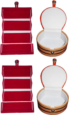 Funkroo Combo 2 pc red ear ring folder and 2 pc bangle box Makeup Vanity Box(Multicolor)
Funkroo Combo 2 pc red ear ring folder and 2 pc bangle box Makeup Vanity Box(Multicolor)
