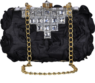 DUCHESS Party Black Clutch