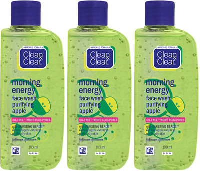 Clean & Clear Morning Energy Apple Facewash Face Wash(300 ml)