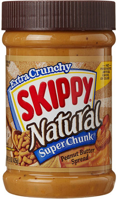 Skippy Extra Crunchy Peanut Butter spread Natural super Chunk 425 g