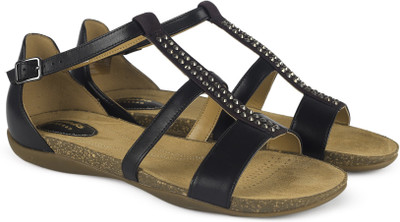 Clarks Women Black Combi Lea Flats