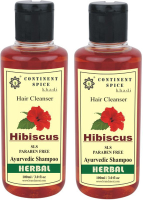 Continent Spice Khadi Hibiscus Shampoo -(SLS-Paraben Free) Pack of 2 -CS682005(100 ml)
Continent Spice Khadi Hibiscus Shampoo -(SLS-Paraben Free) Pack of 2 -CS682005(100 ml)