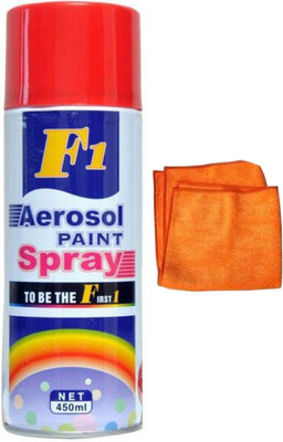 F1 OrangeRed Spray Paint 450 ml(Pack of 1)
