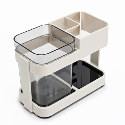 Bruzone Premium A09 Plastic Toothbrush Holder(White)