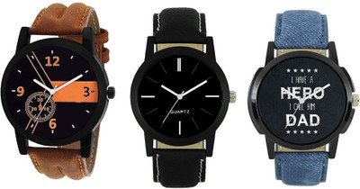 stallion7 Analogue leather strap-MultiColoured Dial Combo Of 3 Wrist Watch - For Boys
stallion7 Analogue leather strap-MultiColoured Dial Combo Of 3 Wrist Watch - For Boys