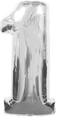 Party Anthem Solid "1" Number Silver foil Balloon - 16 inches Balloon(Silver, Pack of 1)
Party Anthem Solid "1" Number Silver foil Balloon - 16 inches Balloon(Silver, Pack of 1)