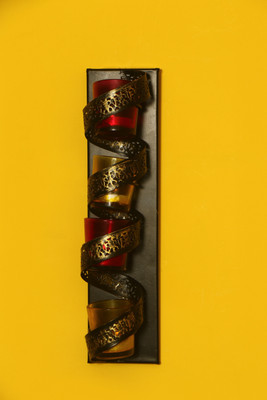 Tied Ribbons Wall sconce Tealight candle holder for Diwali Décor Iron 4 - Cup Tealight Holder Set(Multicolor, Pack of 1)
Tied Ribbons Wall sconce Tealight candle holder for Diwali Décor Iron 4 - Cup Tealight Holder Set(Multicolor, Pack of 1)
