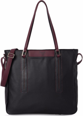 Baggit Shoulder Bag(Black, Maroon)