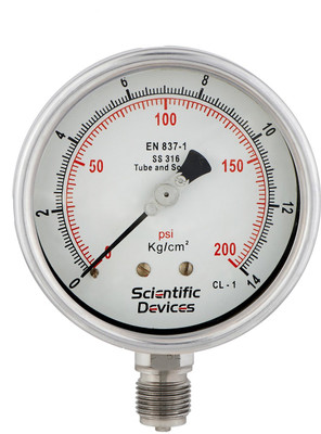 Scientific Devices PGBT_63MM_SS_BB Hydrometer