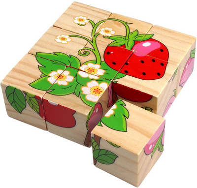 TALKING GANESHA 9 Piece Colourful Wooden Block Puzzle Fruit theme (muticolor)(Multicolor)
TALKING GANESHA 9 Piece Colourful Wooden Block Puzzle Fruit theme (muticolor)(Multicolor)