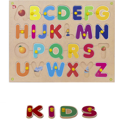 Toyvala Pinewood Wooden Jigsaw Puzzle Board for Kids - Alphabet (A to Z) Capital Letter - Learning & Educational Gift for Kids(28 Pieces)
Toyvala Pinewood Wooden Jigsaw Puzzle Board for Kids - Alphabet (A to Z) Capital Letter - Learning & Educational Gift for Kids(28 Pieces)