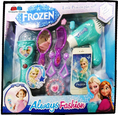 GRAPPLE DEALS Luxurious Little Princess Play set Always fashion A Perfect Set For Kids Girls With Mic, HairDryer And So Many Accessories.
GRAPPLE DEALS Luxurious Little Princess Play set Always fashion A Perfect Set For Kids Girls With Mic, HairDryer And So Many Accessories.
