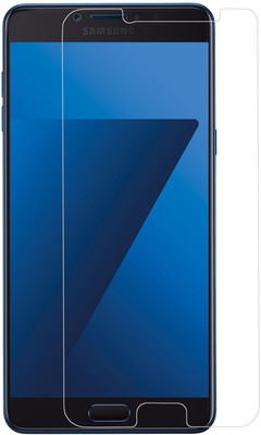 Deer Tempered Glass Guard for Samsung Galaxy C7 Pro, Transparent