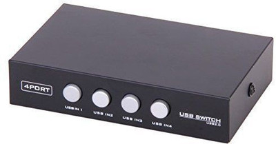 Technotech USB 2.0 Sharing Switch 4 Port for Common Wired Printer Scanner Media Streaming Device(Black)
Technotech USB 2.0 Sharing Switch 4 Port for Common Wired Printer Scanner Media Streaming Device(Black)
