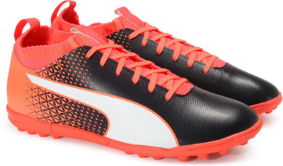 Puma evoKNIT FTB TT Football Shoes For Men(Black, Puma black-puma white-fiery coral
Puma evoKNIT FTB TT Football Shoes For Men(Black, Puma black-puma white-fiery coral