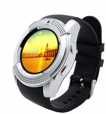 MOBILE FIT Motoro.la compatible bluetooth smartwatch with camera,sim-card slot and memory card slot Silver Smartwatch(Black Strap Free Size)
MOBILE FIT Motoro.la compatible bluetooth smartwatch with camera,sim-card slot and memory card slot Silver Smartwatch(Black Strap Free Size)
