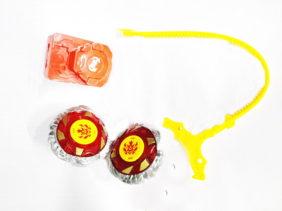 Emob Multicolor Beyblade Toy with Two Metal Spinners High Spinning Speed With Launcher(Multicolor)