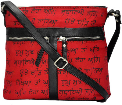 Estheticmind Leather cotton combi women sling bag with adjustable soldier strap Sling Bag(Red, 7 L)
Estheticmind Leather cotton combi women sling bag with adjustable soldier strap Sling Bag(Red, 7 L)