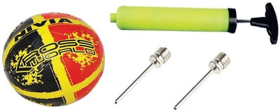 Nivia Combo of Three, 'Kross World (Germany)', One Pump and Two Needle (Color On Availability) Football - Size: (Pack of 1, Multicolor, Red
Nivia Combo of Three, 'Kross World (Germany)', One Pump and Two Needle (Color On Availability) Football - Size: (Pack of 1, Multicolor, Red